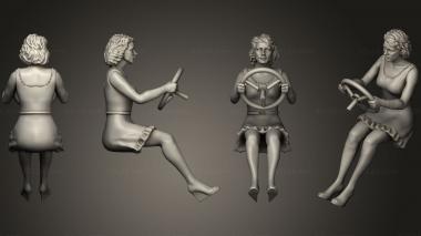 Figurines of people drivers2 3d model